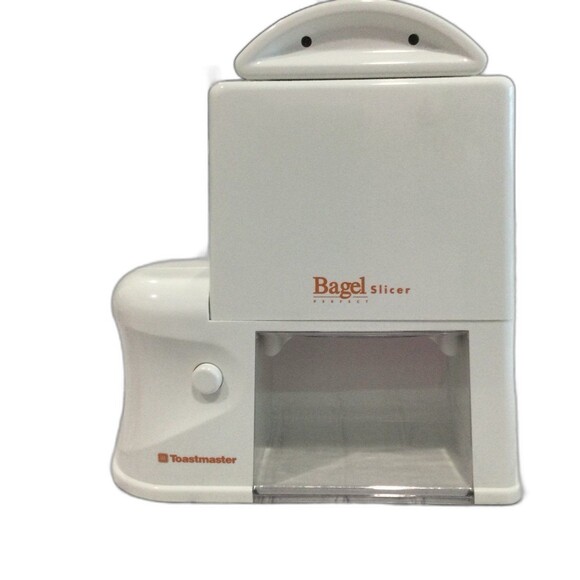 Toastmaster Bagel Perfect Slicer Color White Model 6125 Electric - Picture 1 of 10